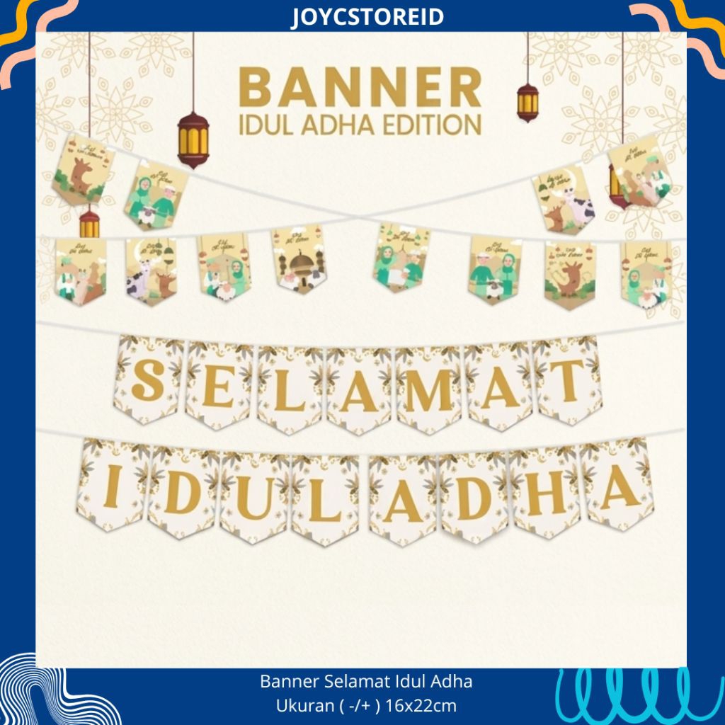 Banner Idul Adha | Bunting Flag Idul Adha