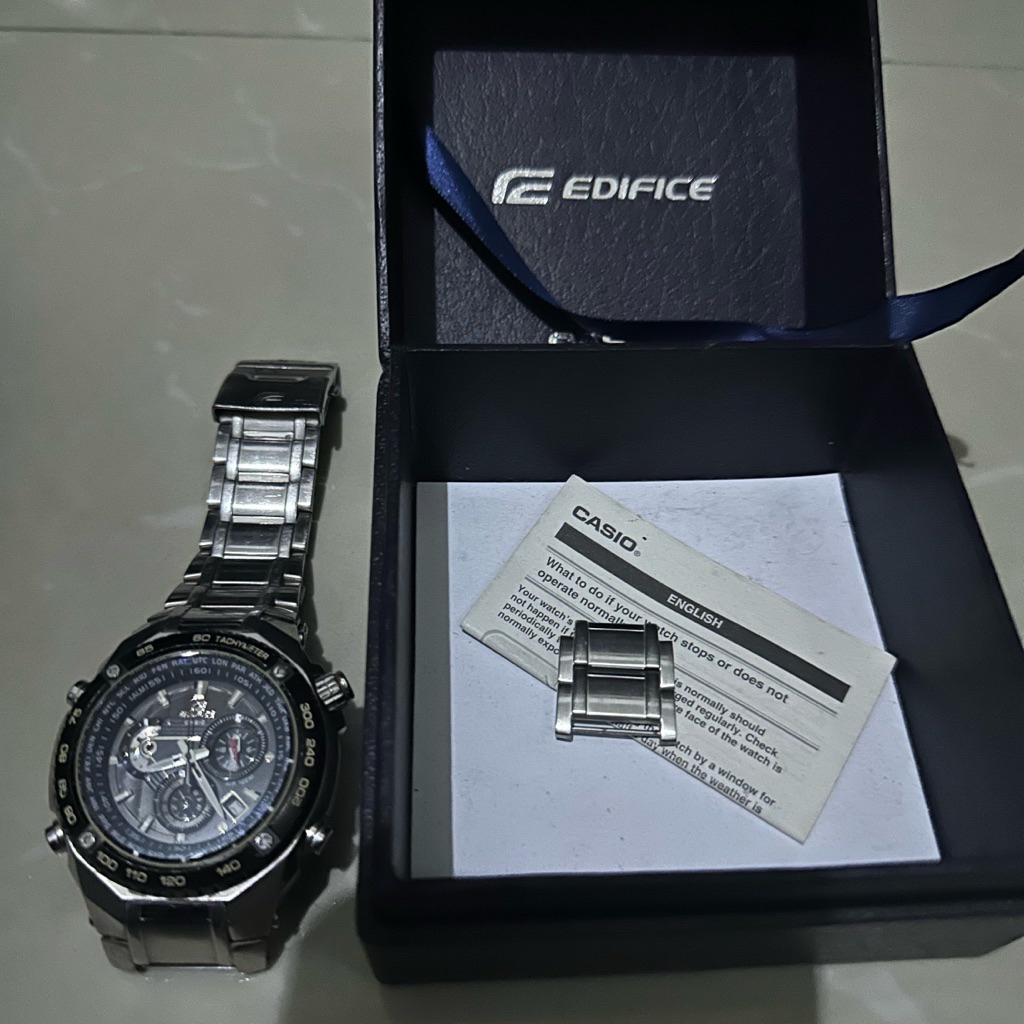 Jam tangan casio Edifice EFE 500D sapphire glass sebastian vettel Rare