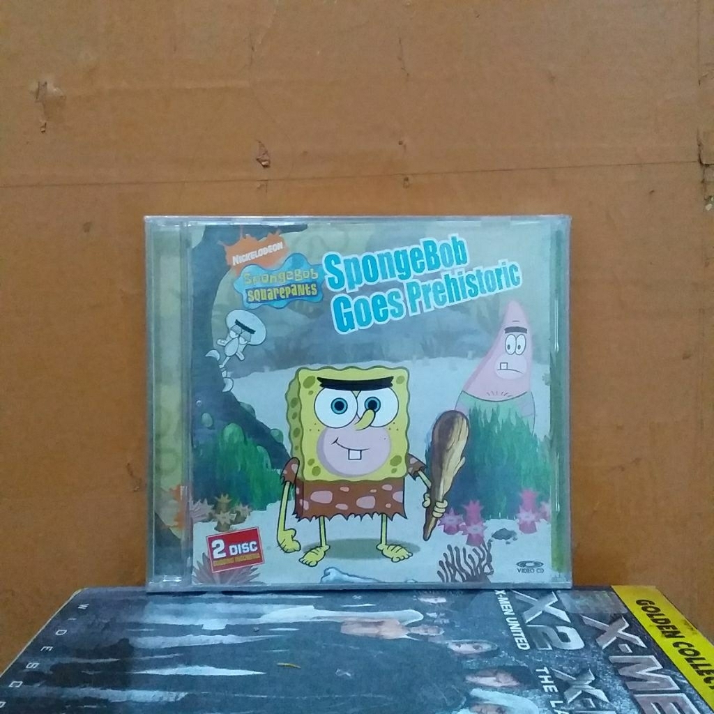 VCD ORIGINAL FILM SPONGEBOB - SPONGEBOB GOES PREHISTORIC ISI 2 DISC