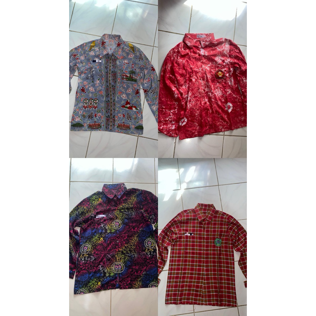 PRELOVED SERAGAM SEKOLAH BATIK