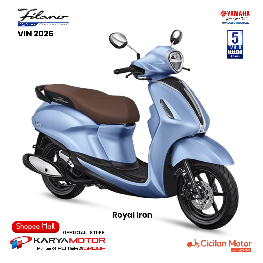 Sepeda Motor Yamaha Grand Filano Hybrid Lux