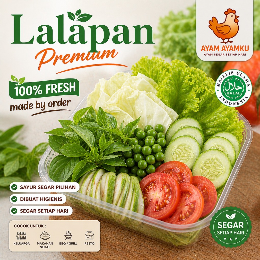 Lalapan Segar pack | AYAM AYAMKU
