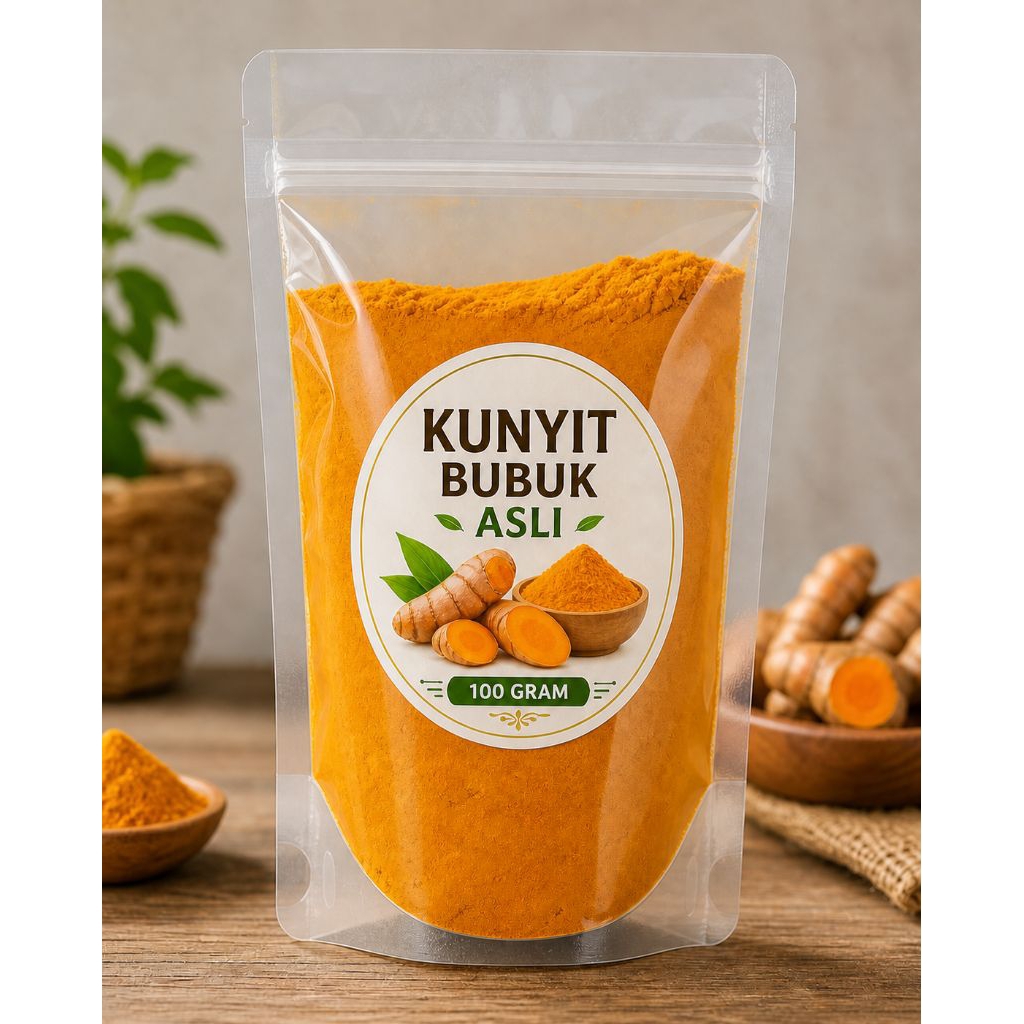 Kunyit bubuk asli 100% 100 gram / Rempah Kunyit / Kunyit bubuk kwalitas premium
