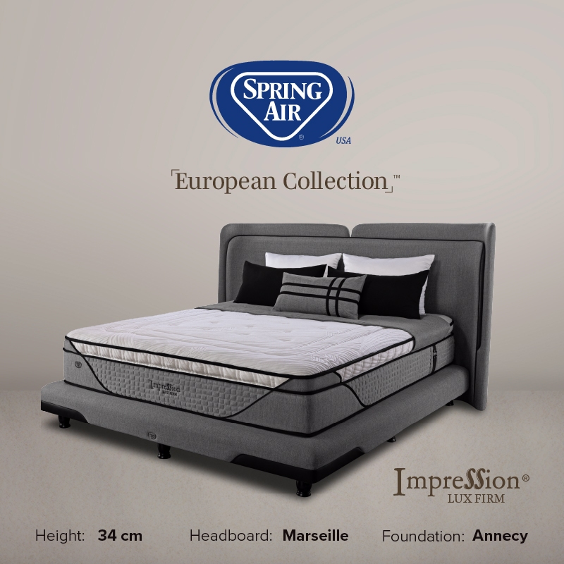 Spring Air Impression Lux Firm 120 x 200 120x200 Fullset Full Set Full Bed Set