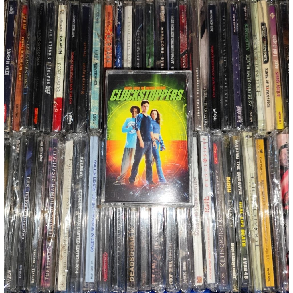 Kaset Soundtrack Clockstoppers - Blink 182, New  Found Glory, Fenix Tx, Simple Plan