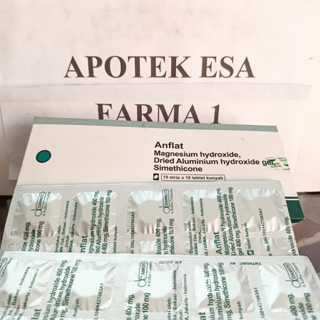 Anflat Strip Isi 10 Tablet Untuk Lambung Sehat