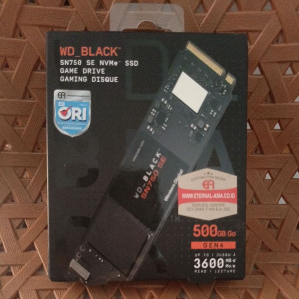 SSD WD Black SN750 SE 500GB - SSD M.2 NVMe 2280 PCIe