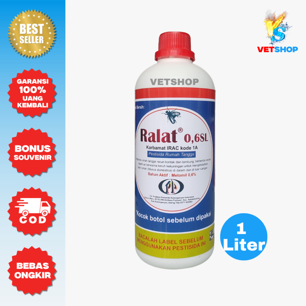 Ralat 1 Liter Racun Lalat Ampuh - VETSHOP