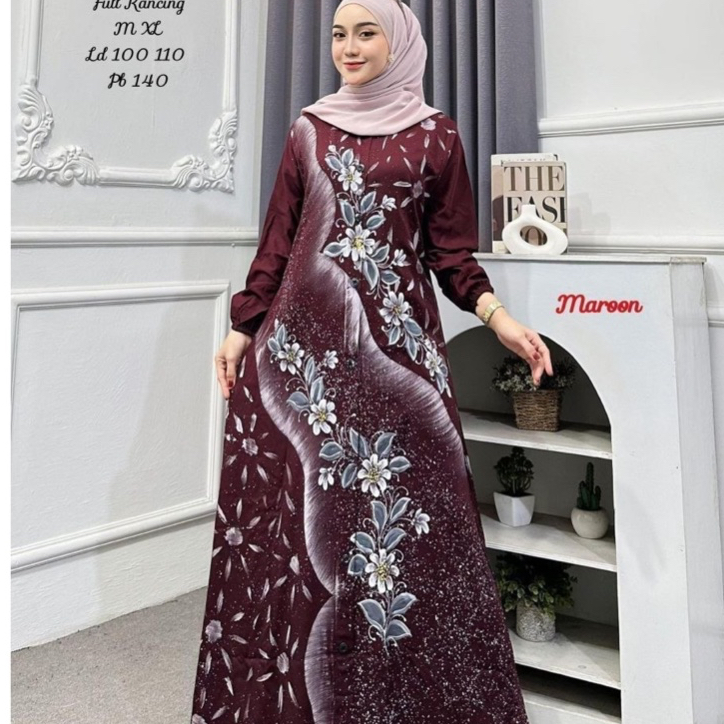 GAMIS  LUKIS TWILL ORI