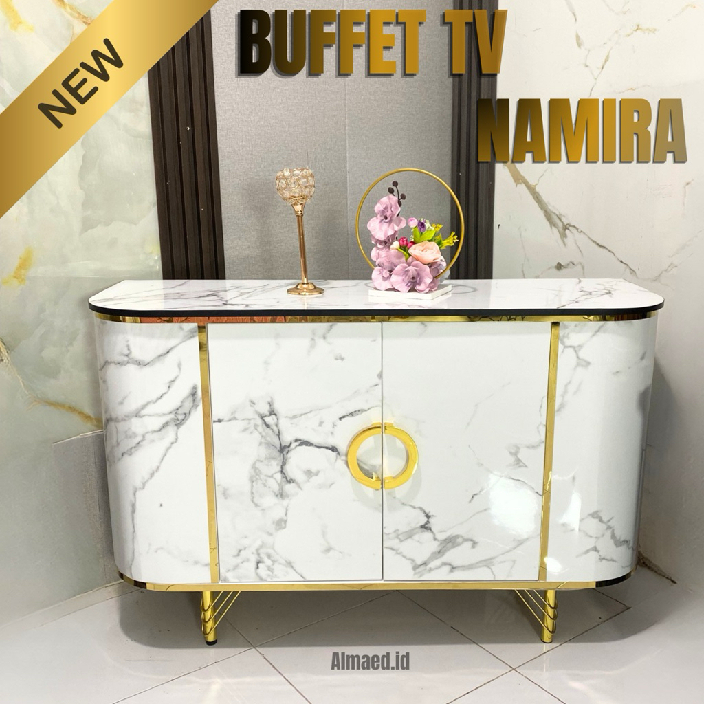 meja buffetTV Namira 120x40x75 meja bufet Namira kekinian