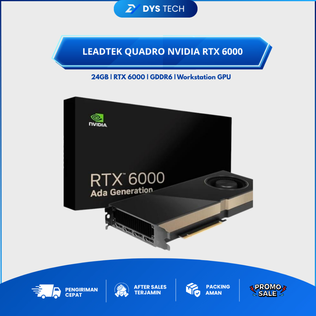LEADTEK QUADRO NVIDIA RTX 6000 Ada Generation 48GB GDDR6