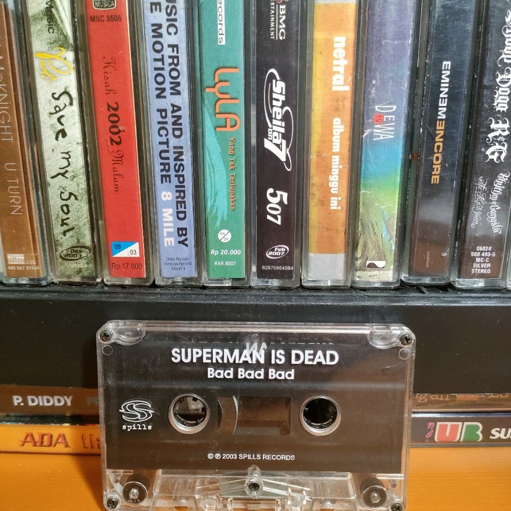 Kaset Pita SID Superman Is Dead Bad Bad Bad 2002 Mini Album hanya kaset