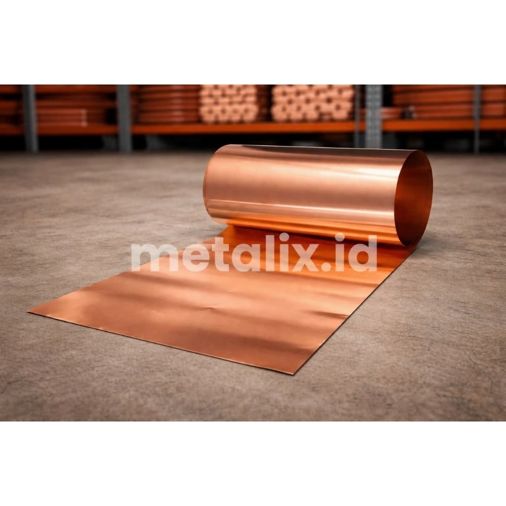 Plat tembaga 0,2mm x 5cm x 10cm | Plat tembaga murni