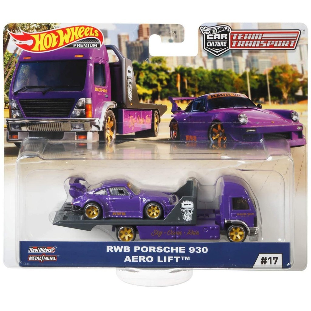 Hot Wheels Team Transport RWB Porsche 930 Aero Lift Hotwheels Premium Car Culture Metal #17
