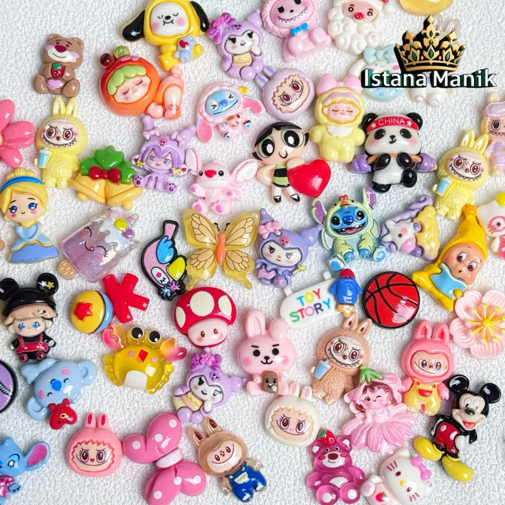 Resin Clay Mix Karakter (10pcs)