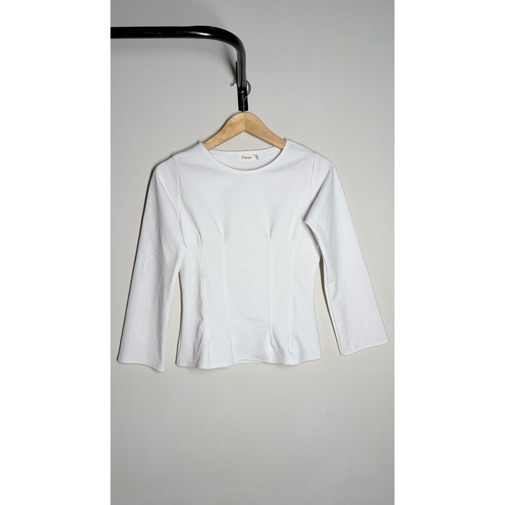 PL claryn lucy top white
