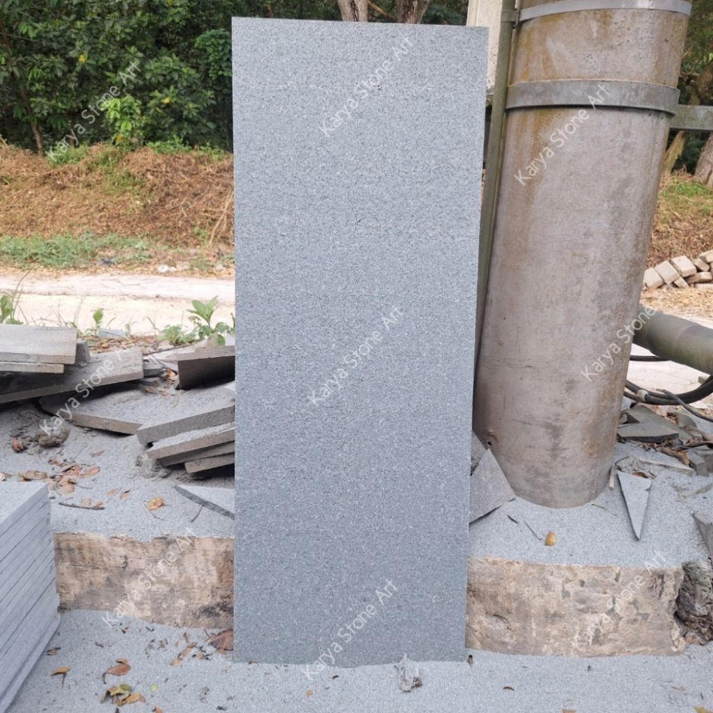 Andesit Bakar 40x120cm | Batu Alam Andeiit Abu Tulungagung | Batu Granit Bakar