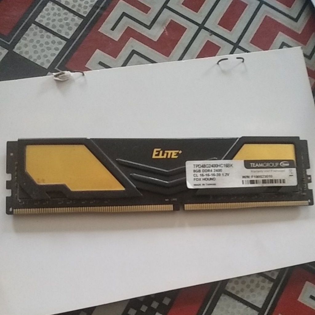 ram 8gb ddr4 2400 Team Elite