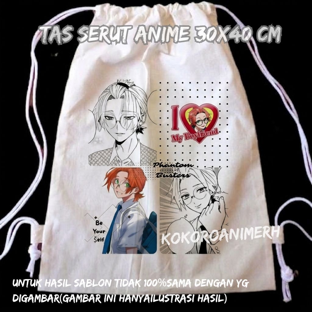 Tas Serut Anime Phantom Busters /Tas serut Anime Fanmerch/Phantom Busters Fanmerch