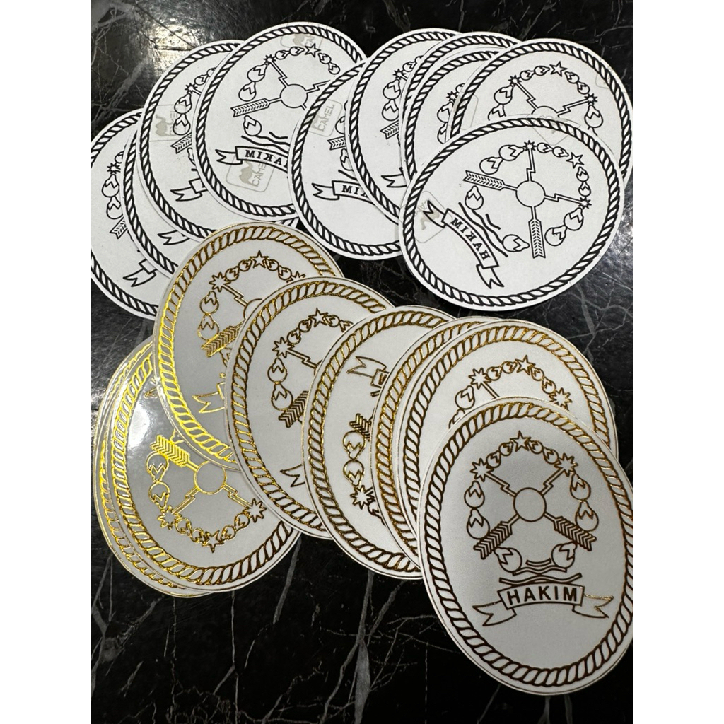Stiker Mobil HAKIM List