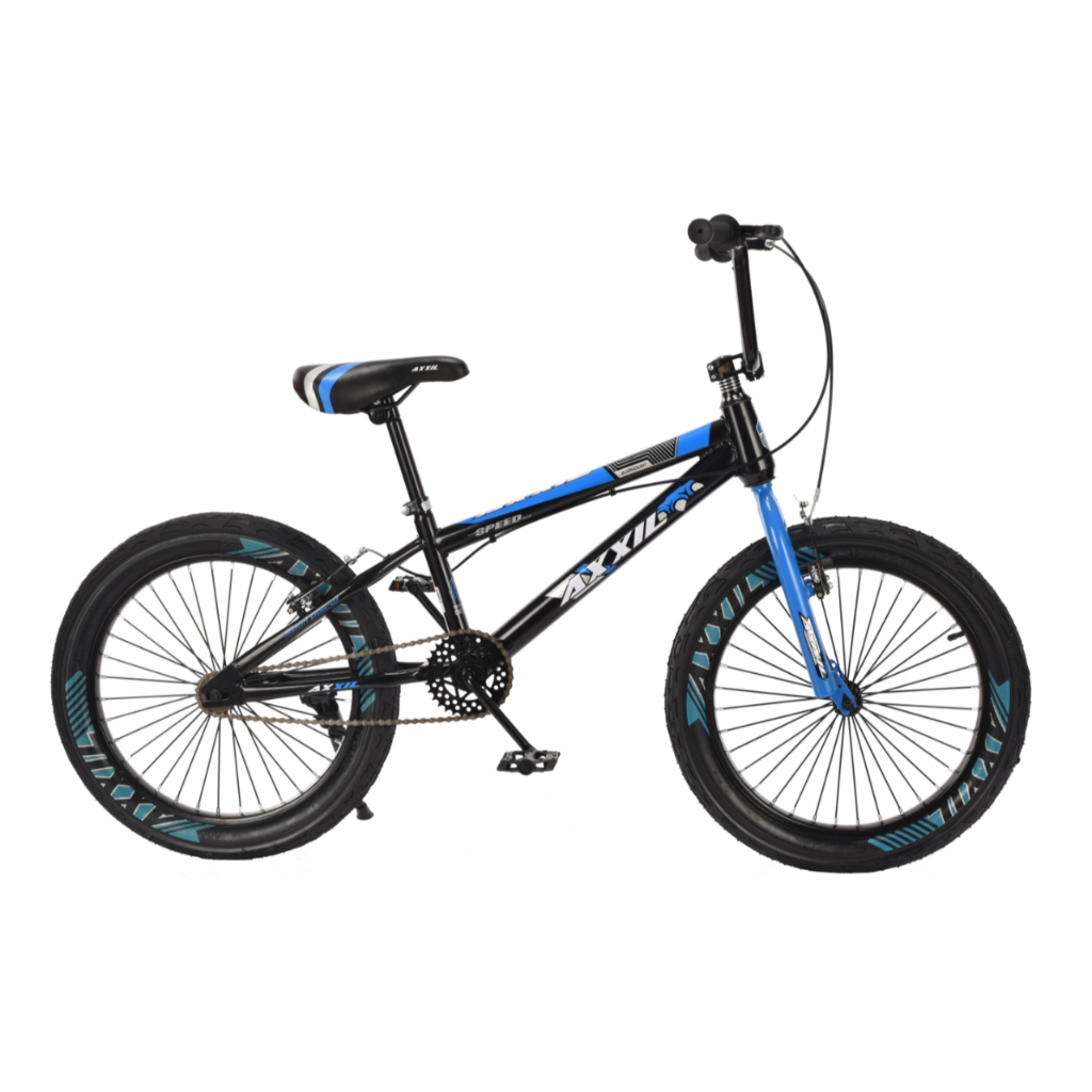 Sepeda anak Laki BMX 20" AXXIL V BRAKE Ban 3.0 untuk anak 9 tahun sampai remaja