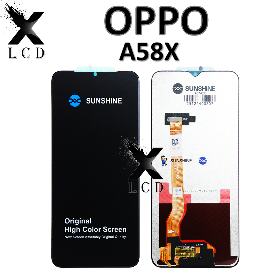 LCD TOUCHSCREEN OPPO A58X ORIGINAL 100%