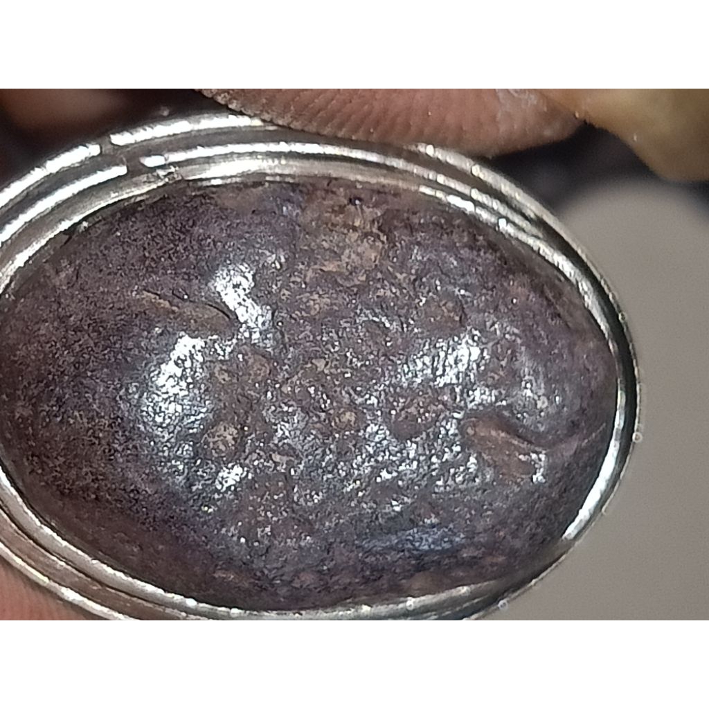 cincin batu badar besi kursani jari 7.5 natural an top