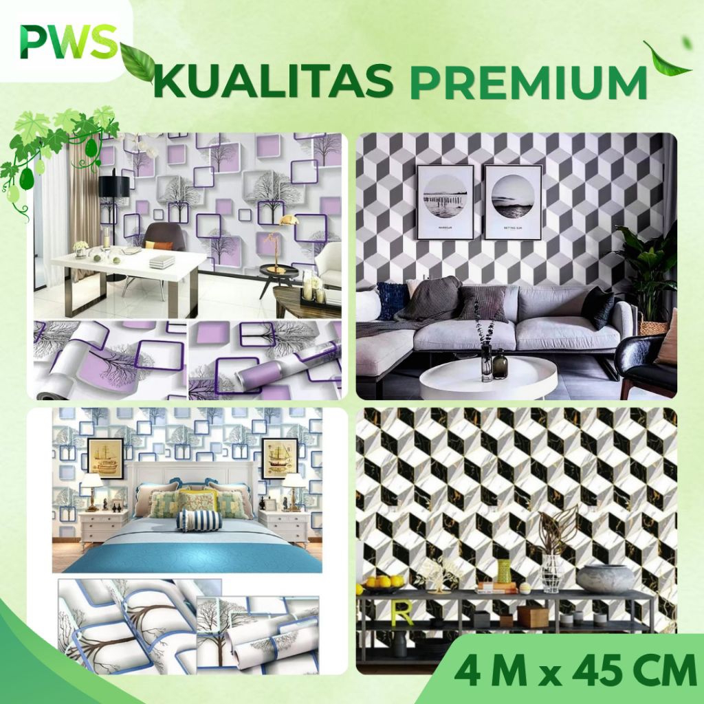 Wallpaper Dinding Ruang Tamu Estetik Wallpaper Dinding Kamar Estetik Wallpaper Dinding Motif Kubus