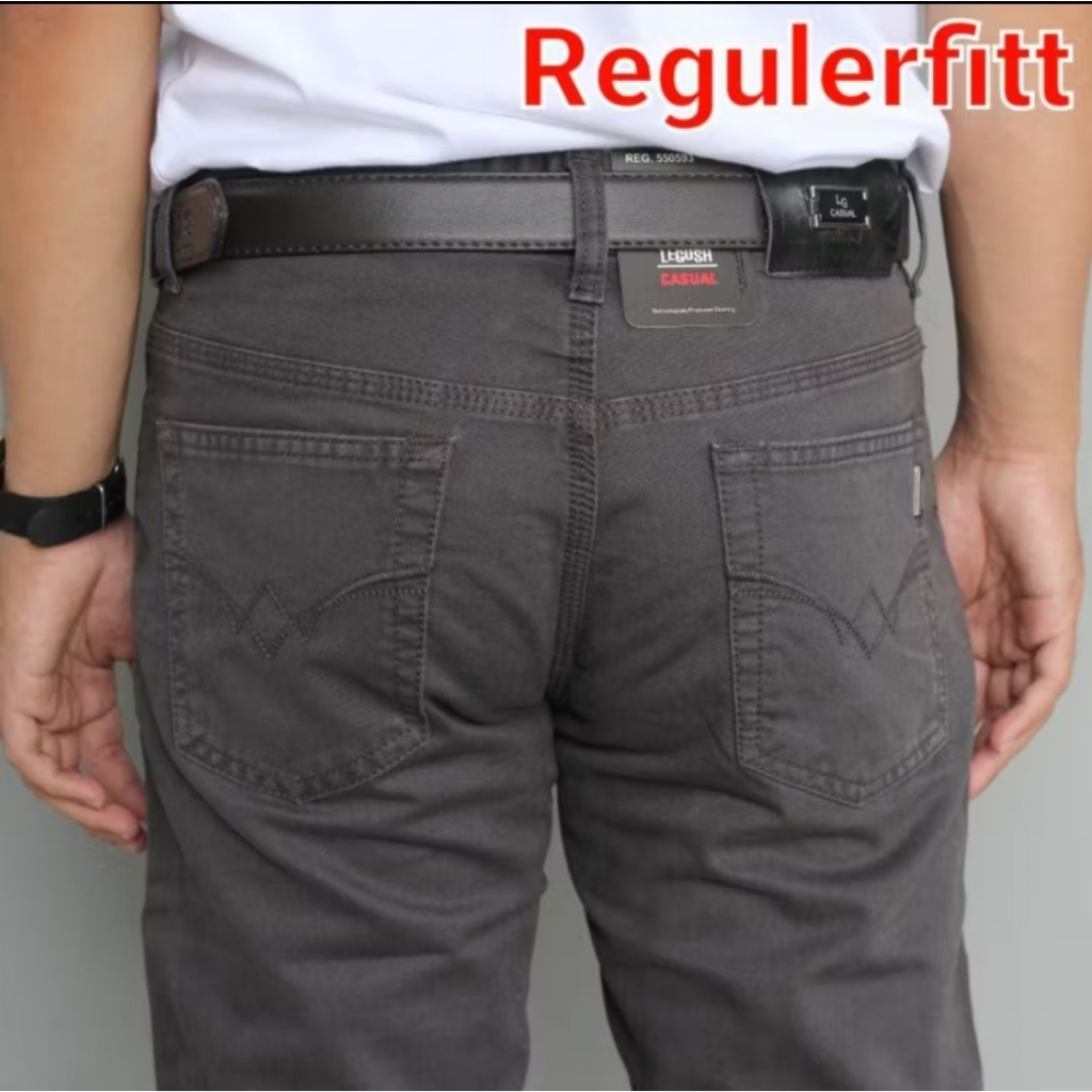 Legosh Jeans Celana Panjang Pria Bahan Kanvas Premium Original Legosh Jeans