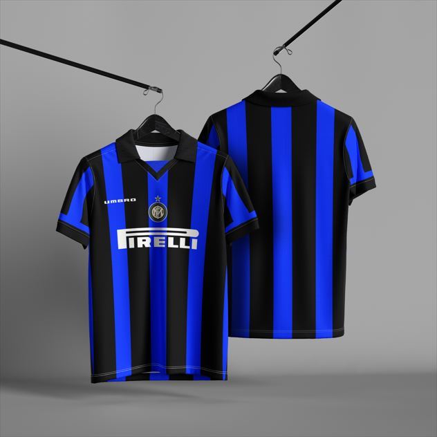 LOTFI SPORT INTER MILAN 1995-96 | JERSEY RETRO | JERSEY VINTAGE | JERSEY CASUAL