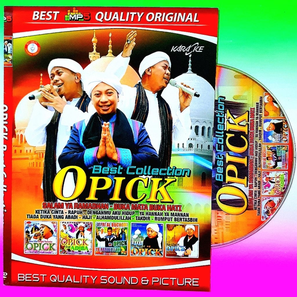 KASET DVD MP5 VIDEOO LAGU OPICK-LAGU ISLAMI-LAGU RELIGI-LAGU ISLAM-LAGU SHOLAWAT
