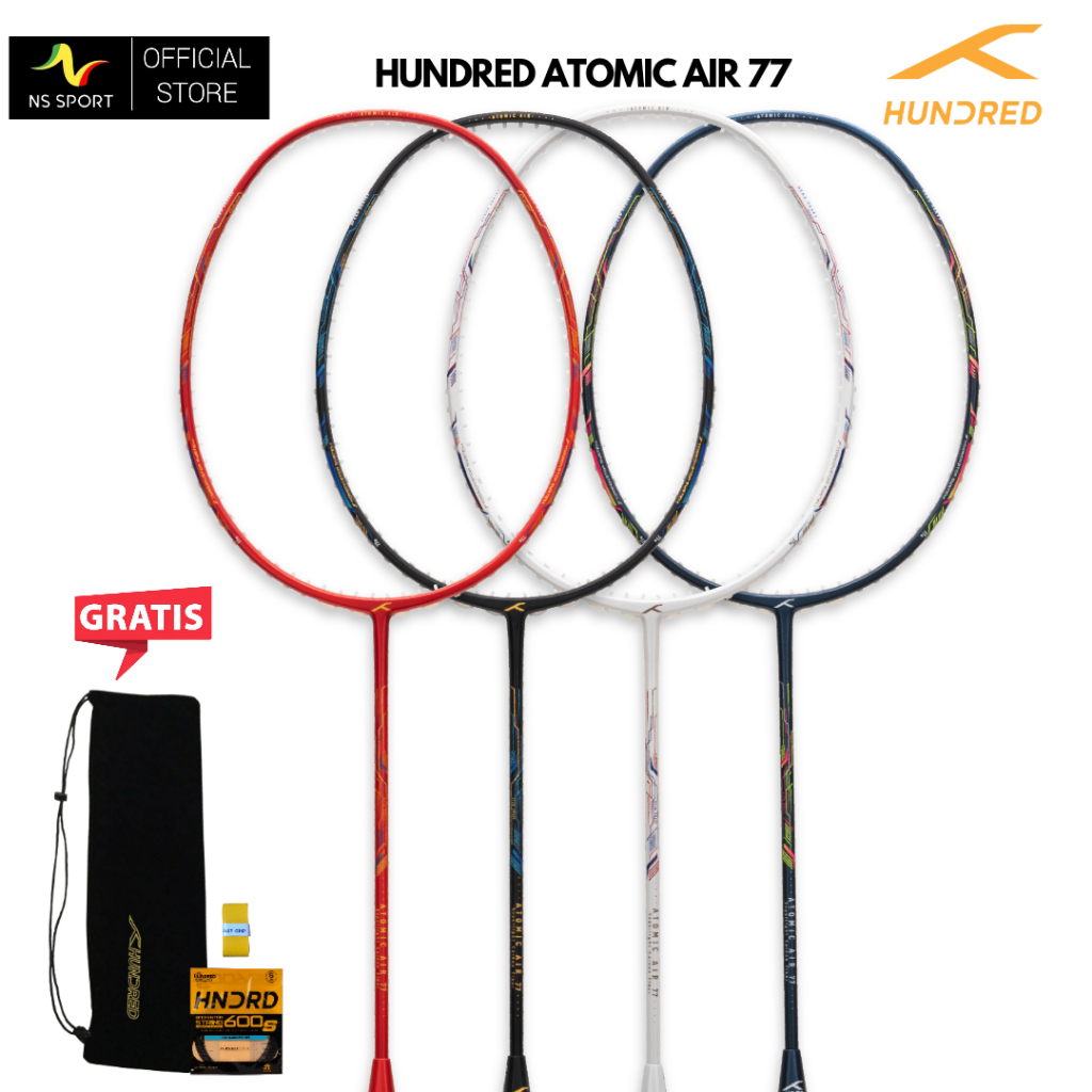 Raket Badminton Hundred Atomic Air 77