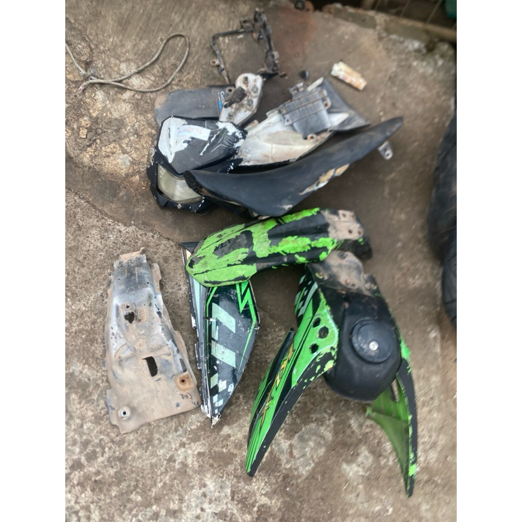 body set klx s original cabutan