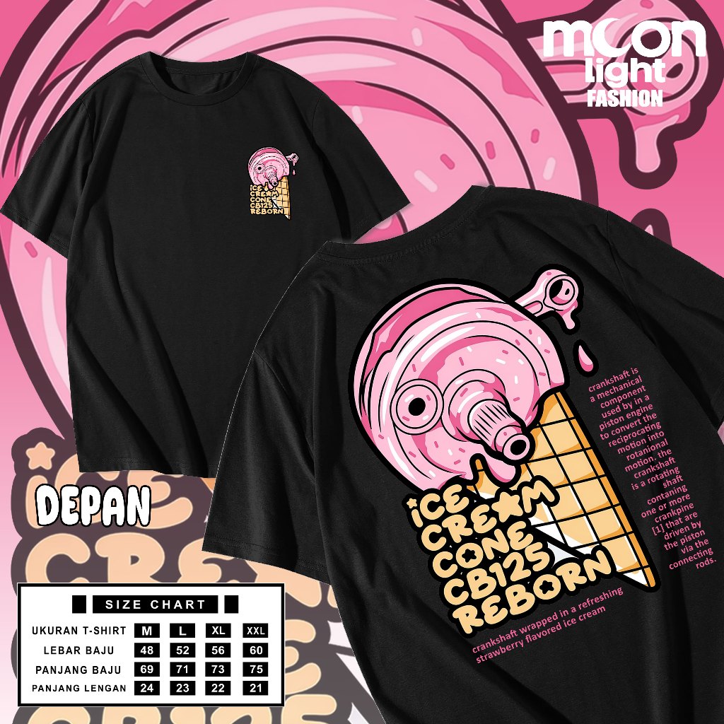 kaos cb 125 rebon kaos cb kaos tiger kaos es cream terbiak ori