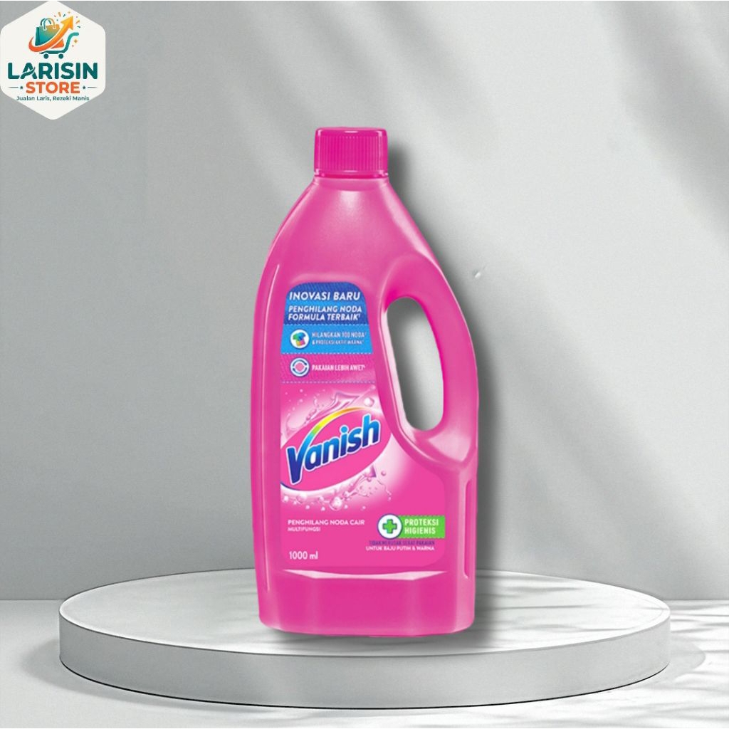 Vanish Pink Cair 1L - Penghilang Noda Pakaian Botol 1000ml