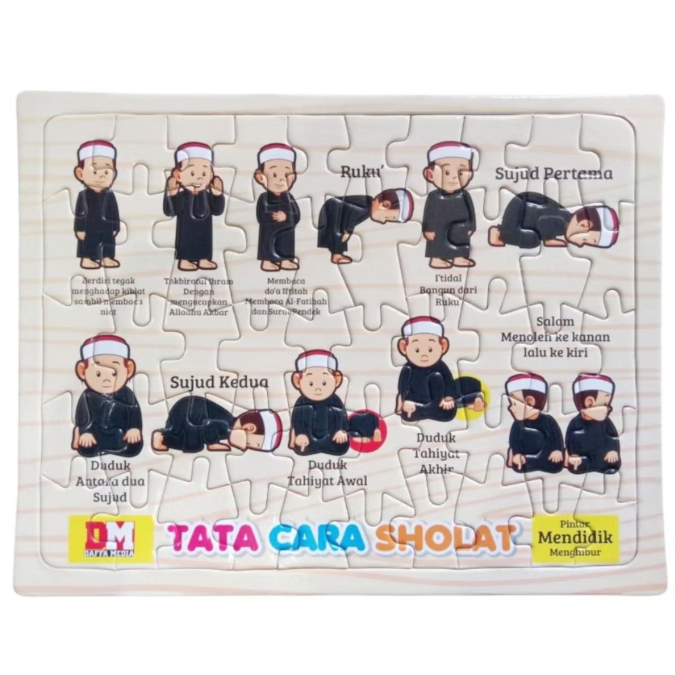 Puzzle Besar//Bongkar Pasang//Tata Cara Sholat