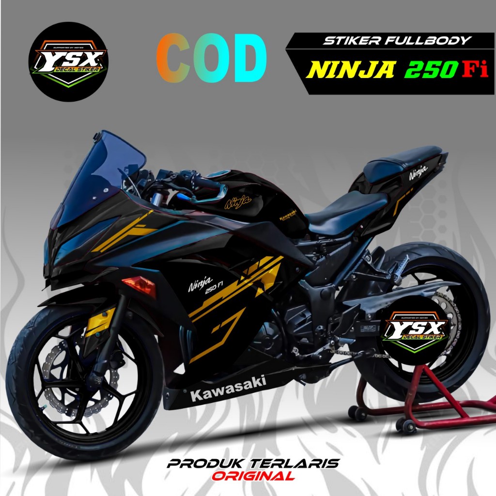 Decal Ninja 250 Fi Stiker Fullbody Model racing 26 New