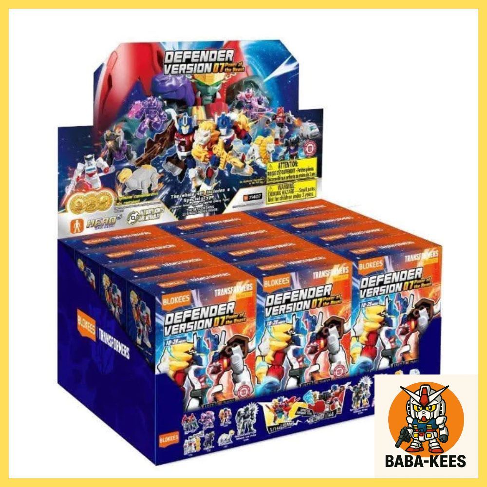 Blokees Transformers Galaxy Defender Version 07 Power Of The Beast ( 1 pcs Blind Box )