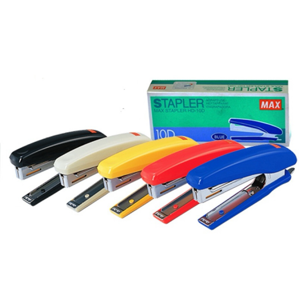 MAX HD-10D (isi no.10) dan HD-50 (isi no.3/24-6) /dua tipe stapler populer dari MAX /Pcs (Satuan)