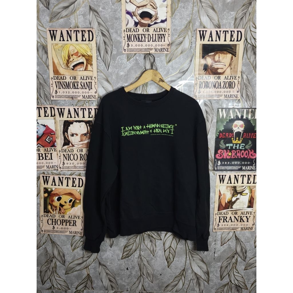 Crewneck i am not a human being