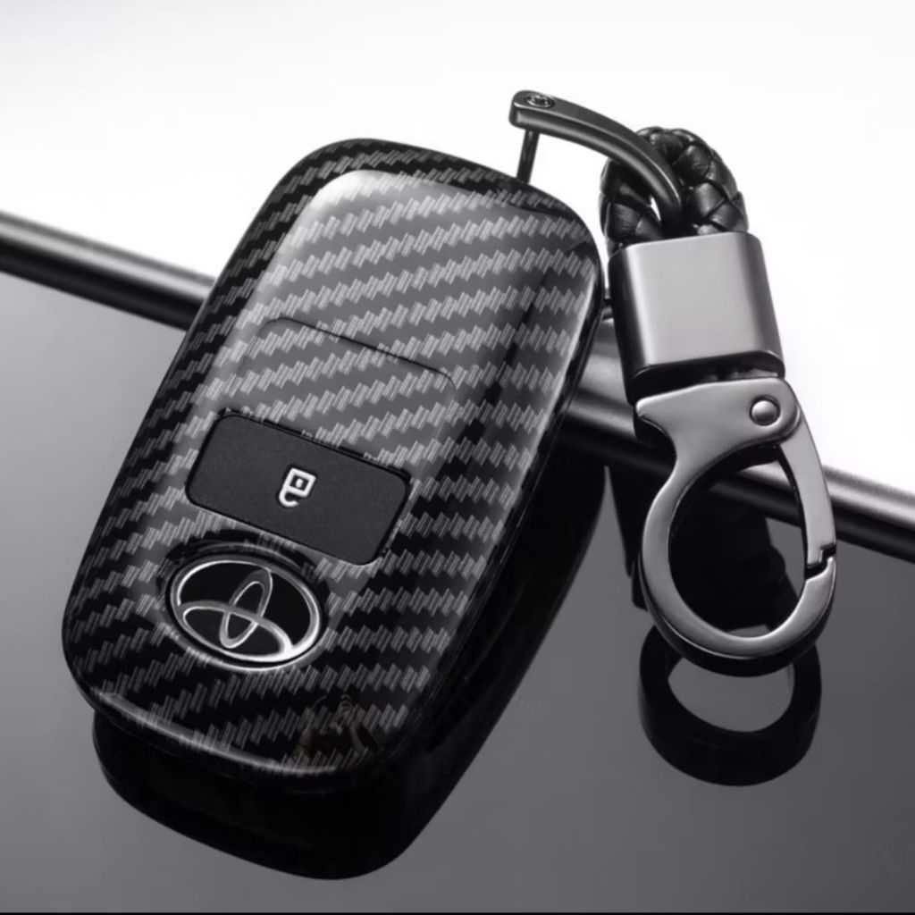 KEY CASE SARUNG REMOTE KUNCI MOBIL AVANZA XENIA RAIZE ROCKY CARBON