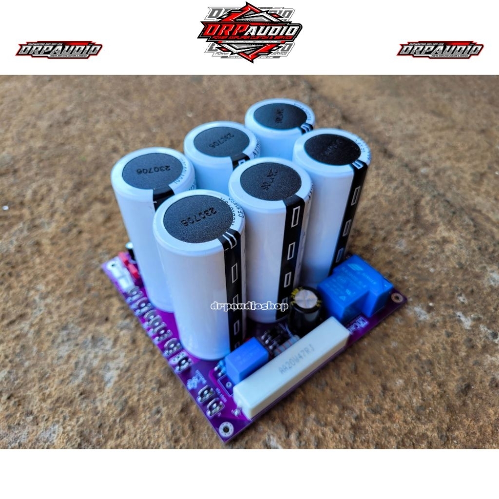 Kit Psu Power Amplifer Rakitan Kelas AB dan D Isi 6 Elco Audiovox 10000uf 100v Lengkap Dengan Sofsta