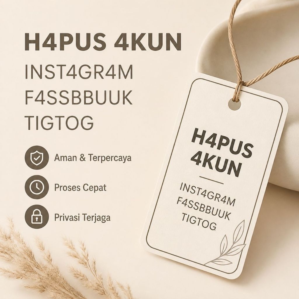Hapus Akun - Layanan 24 Jam