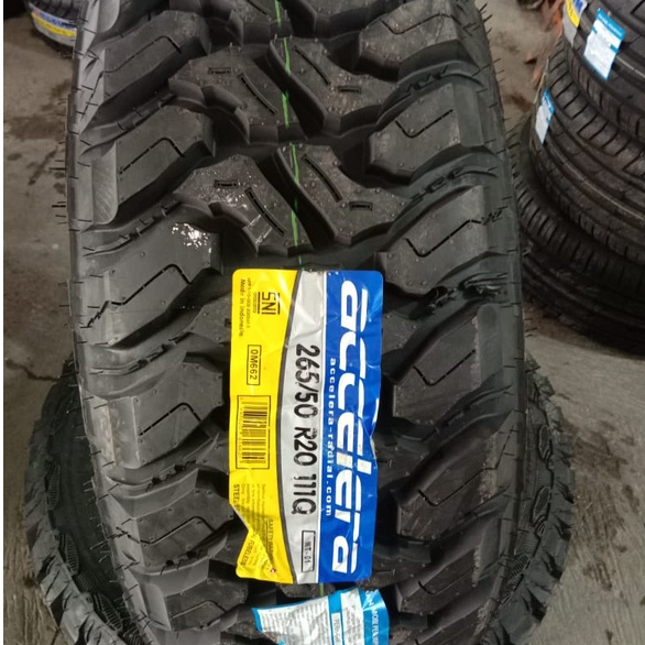 BAN MOBIL ACCELERA ukuran MT-01 265 50 Ring 20
