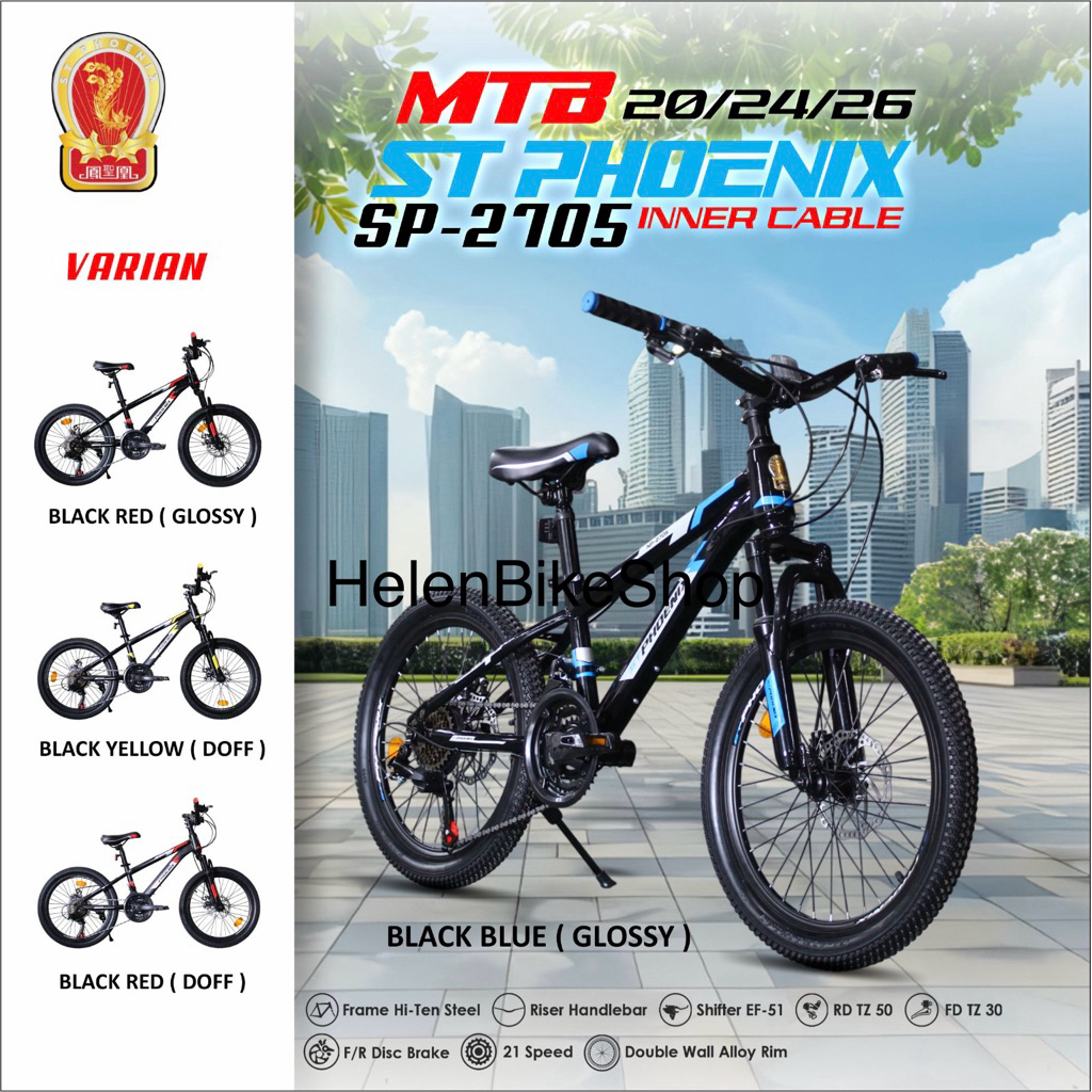 Sepeda mtb 26inch NP 2705 Phoniex (Eksepdisi/Kargo)