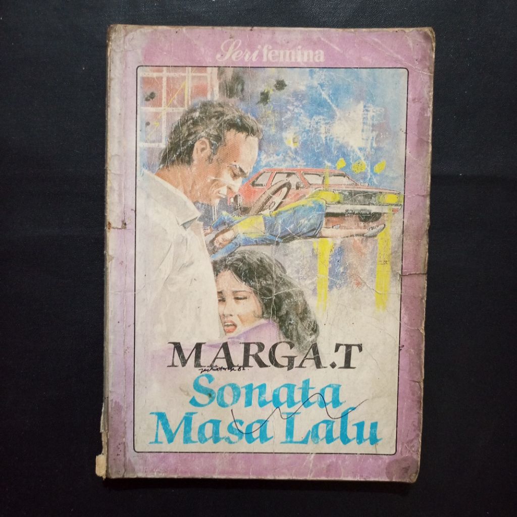 Novel Sonata Masa Lalu / Marga T / Terbitan Gaya Favorit Press Jakarta 1982 / Romansa & Drama Klasik