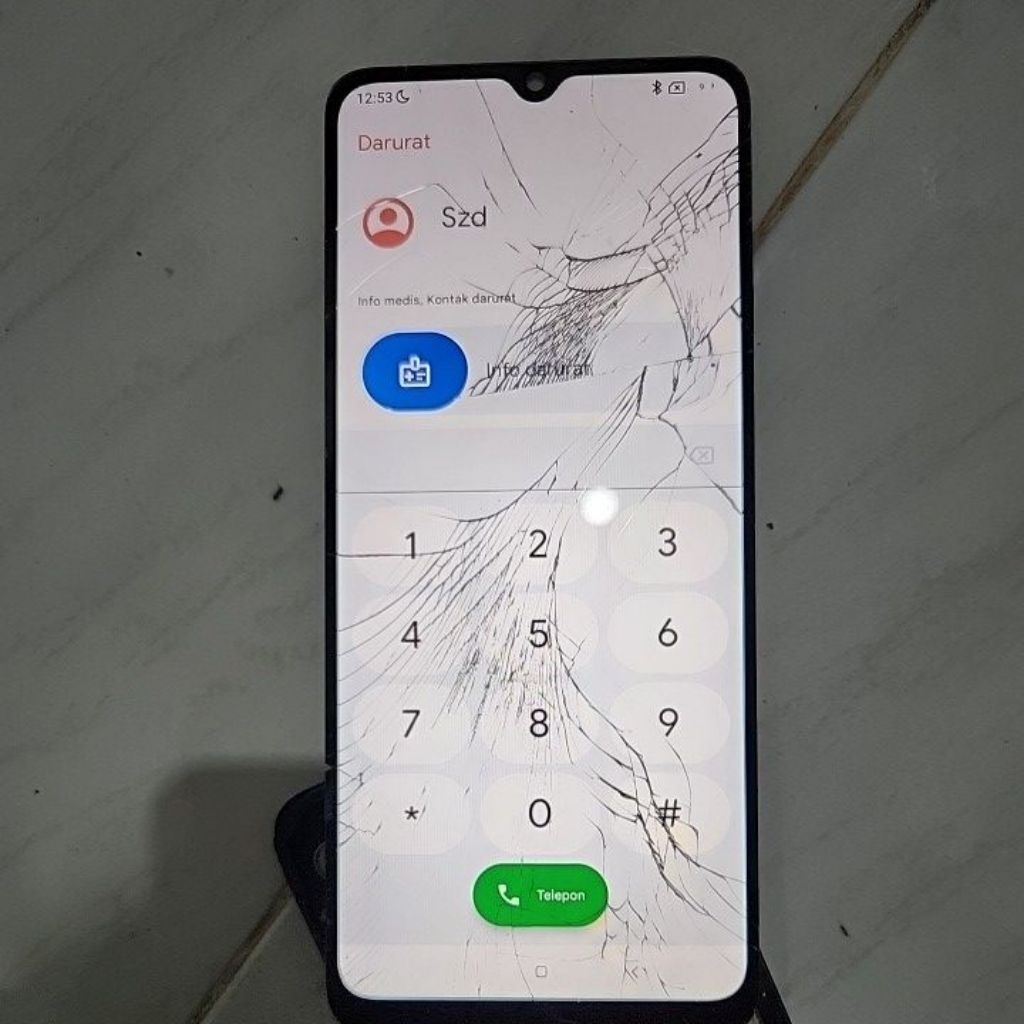 lcd redmi 12c/10c original copotan minus retak sentuh normal