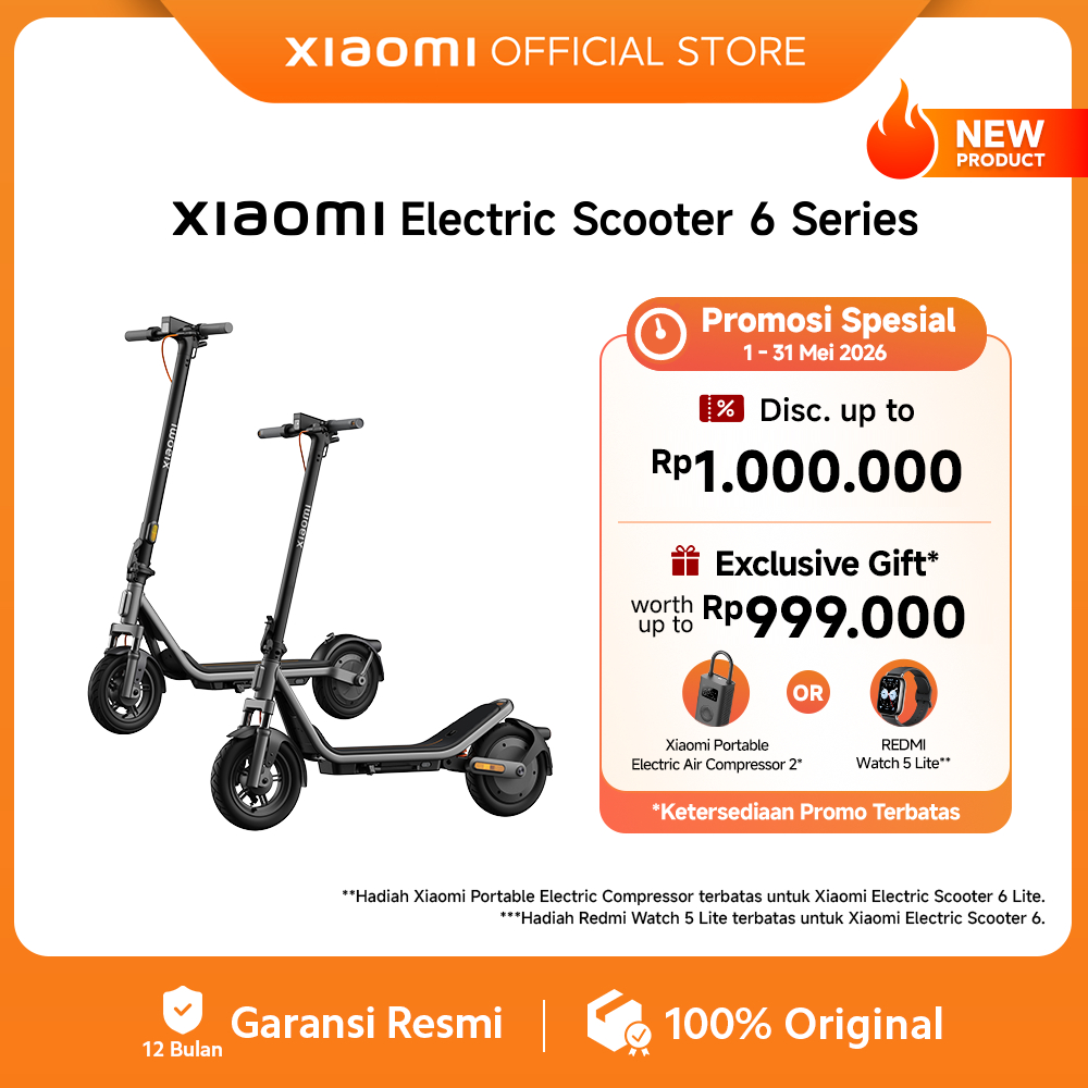 Xiaomi Electric Scooter 6 Series | Xiaomi Electric Scooter 6 Lite | Xiaomi Electric Scooter 6 | Desa