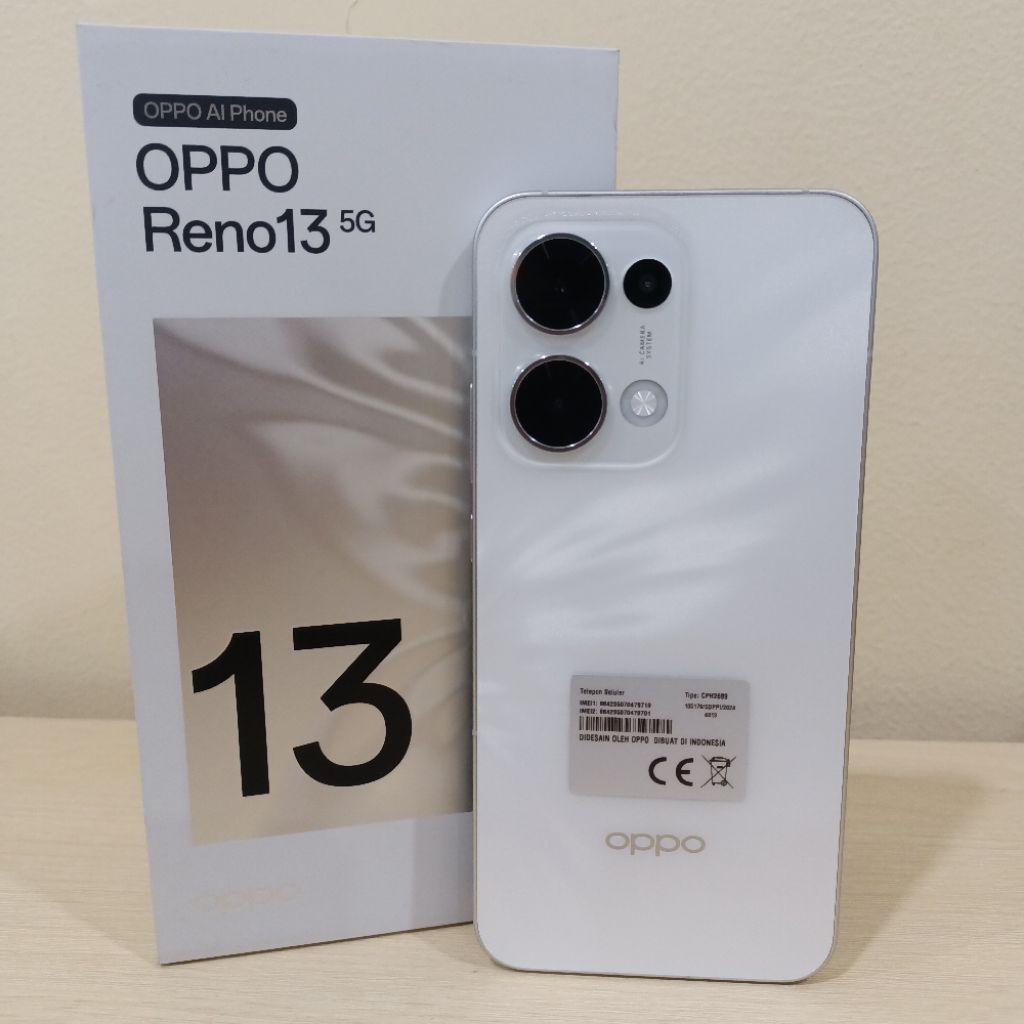 Handphone Oppo Reno 13 5G Ram 12 256 GB BNOB Like New