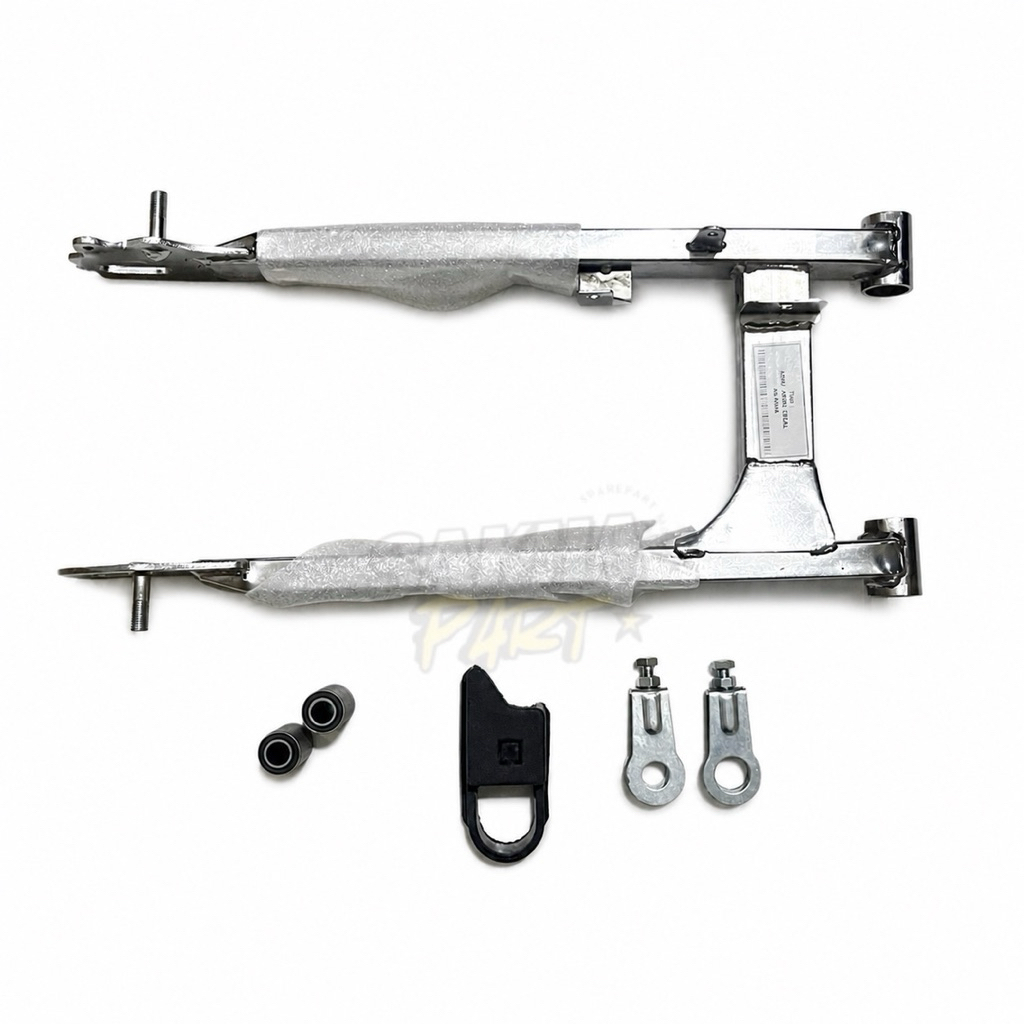 SWING ARM AREM YAMAHA RX-KING MODEL ORI WARNA CHROME FULLSET